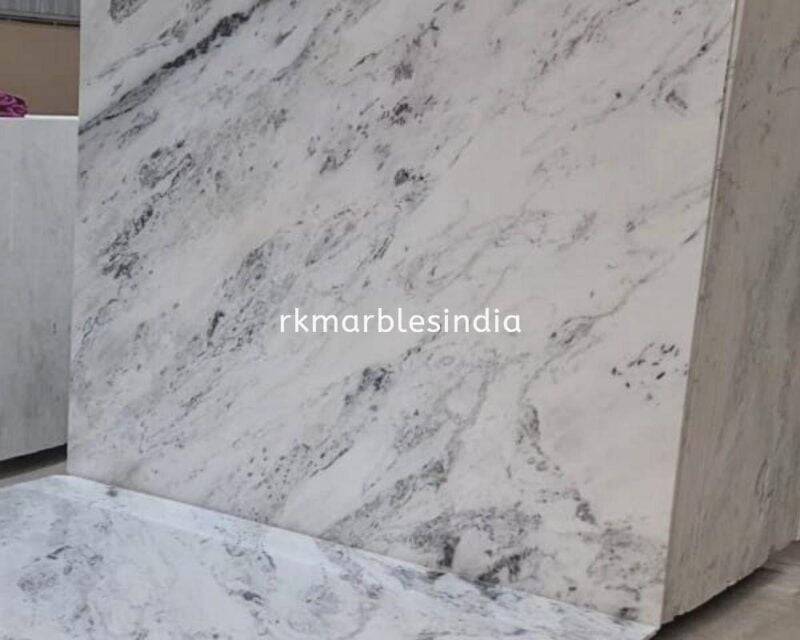 Splash white marble