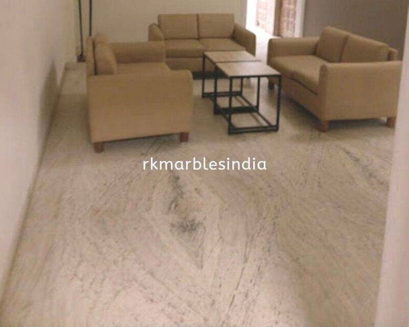 Pista white marble slabs