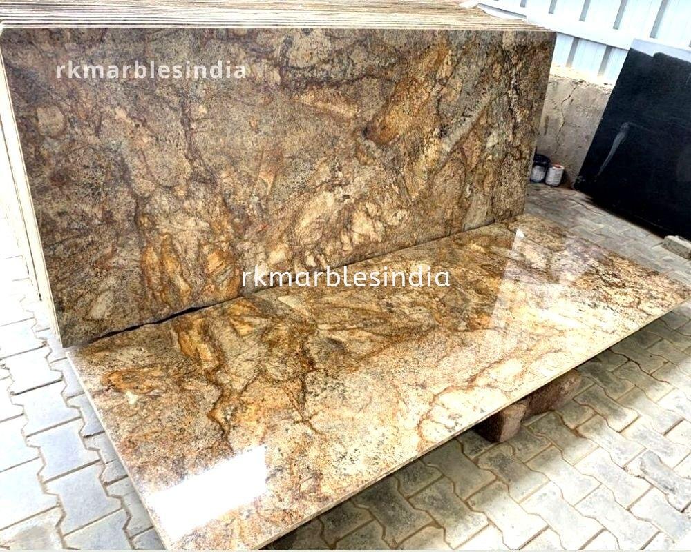 Alaska Gold Granite | Granite Slab and Tiles RK Marbles India