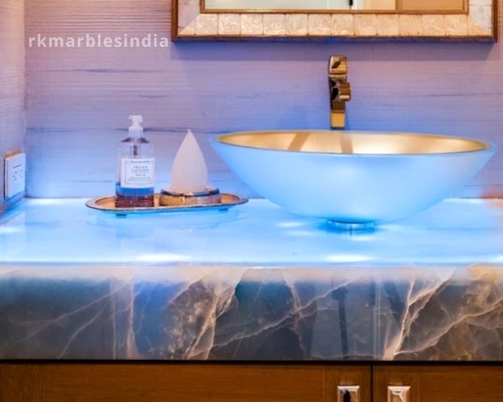 Blue Onyx Supplier Lowest price available at Rk Marbles India