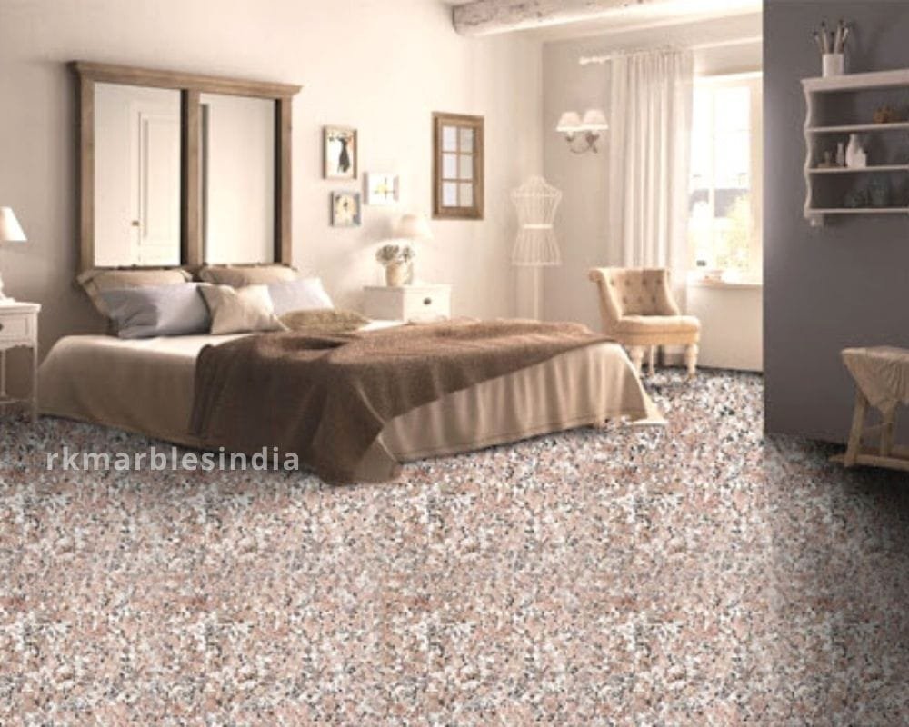 Corona pink Granite Slab and Tiles at lowest price at RK Marbles India