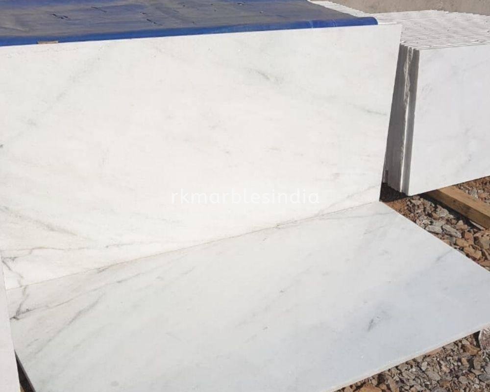 Ambaji Superior White Marble Slab and Tiles RK Marbles India