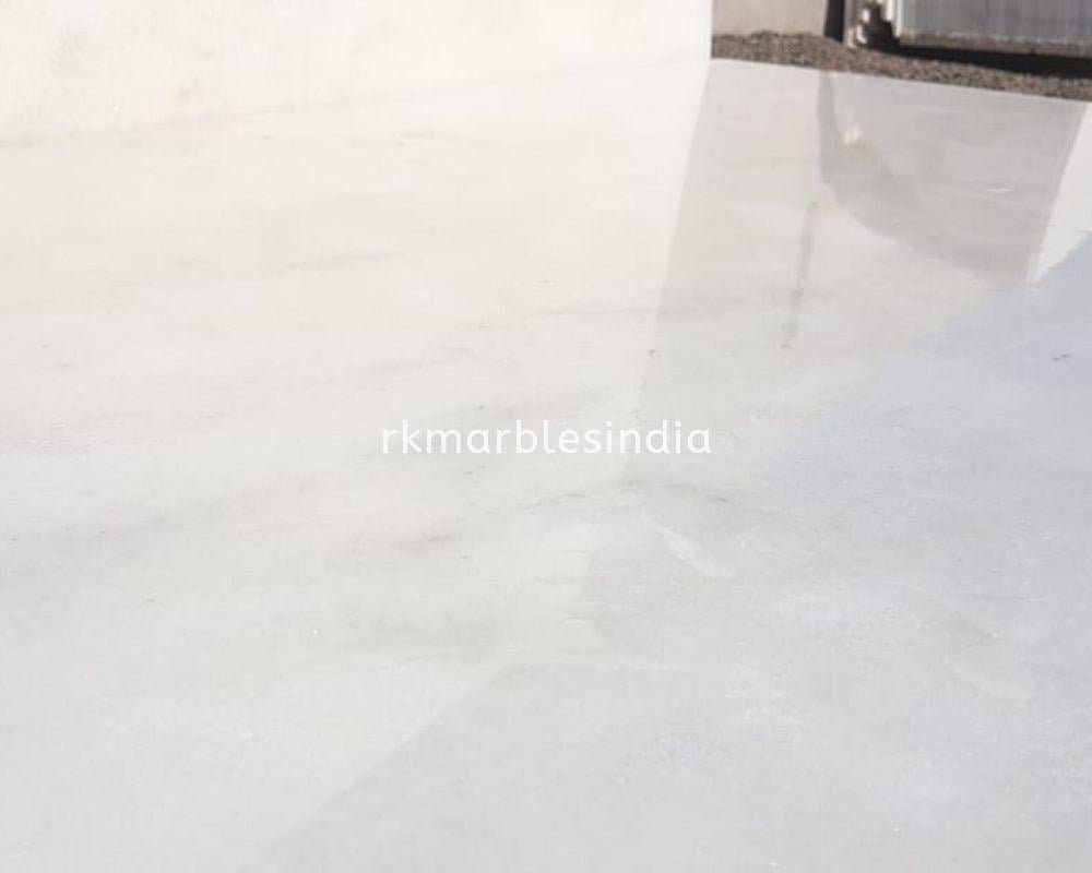 Ambaji Superior White Marble Slab and Tiles RK Marbles India