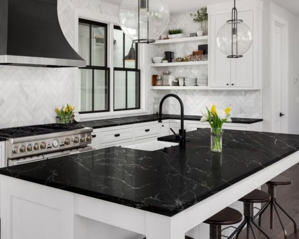 Indian Black Marquino Marble