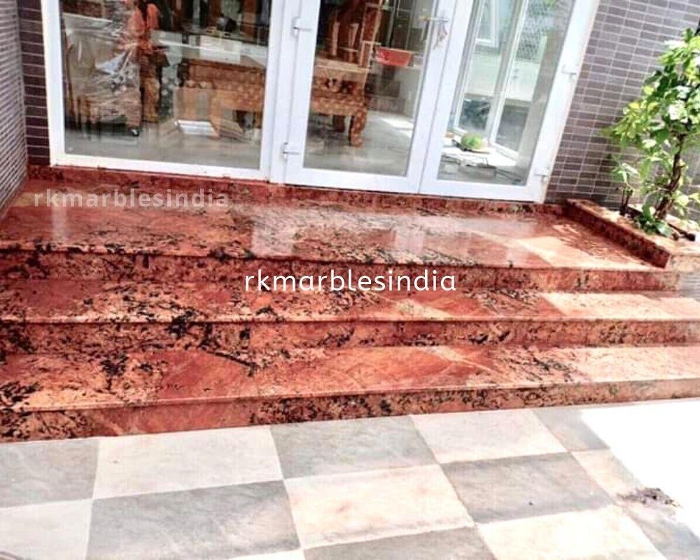 Alaska red | Exotic Granite | slab for sale in India Rk Marbles India