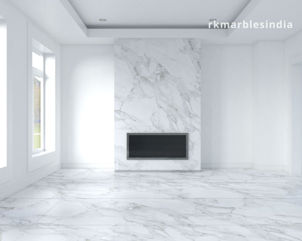 white marble flooring 