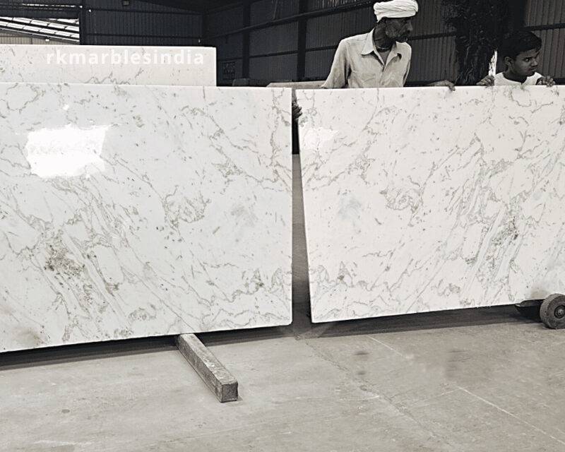 white indian statuario marble