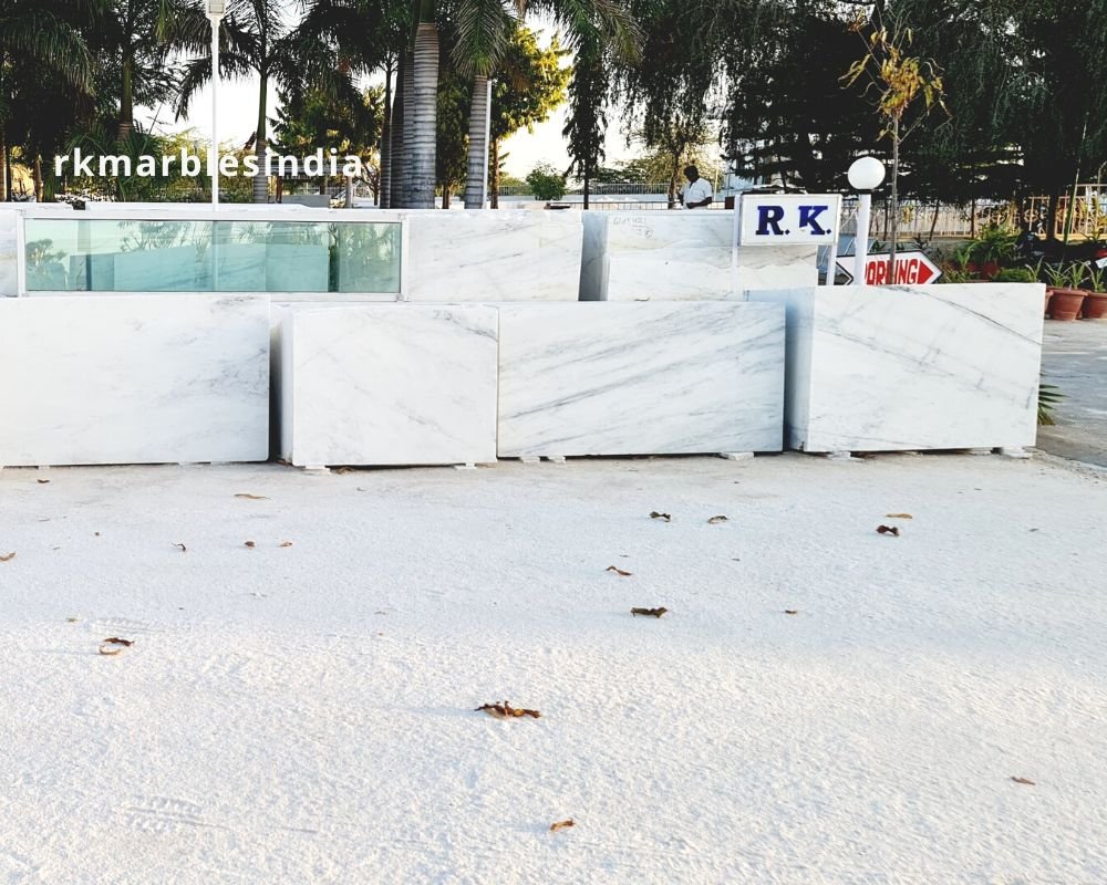 the Exquisite Beauty of Makrana Marble Premium Slabs: Exclusive at RK Marbles India