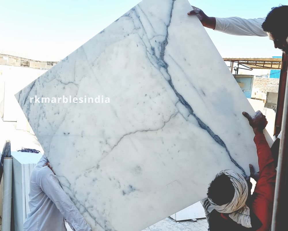 Elevate Your Space with the Exquisite Colors and Patterns of Makrana Marble Slabs